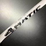 4Matic Matte Black Car Rear Trunk Lid Sticker Emblem For Mercedes-Benz 2017-2023
