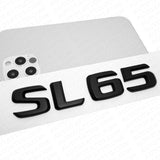 05-14 SL 65 AMG Letter Emblem Trunk Logo Nameplate Badge Decorate Sport Black