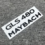 Gloss Black FOR MAYBACH GLS480 BLACK REAR TRUNK NAMEPLATE EMBLEM BADGE DECAL NEW