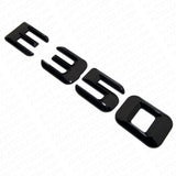 14-16 E350 AMG Letter Emblem 3D Trunk Logo Nameplate Badge Decorate Gloss Black