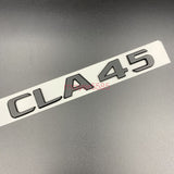 Matte black CLA45 AMG TURBO 4 MATIC Trunk Emblem Badge Sticker For Mercedes Benz