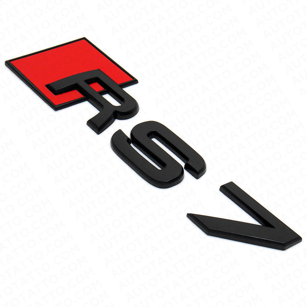 Audi RS 7 Matte Black Rear Letter Tail Nameplate Trunk Emblem Badge Sport