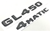 BLACK GL450+4MATIC FOR MERCEDES REAR TRUNK EMBLEM BADGE NAMEPLATE DECAL NUMBER
