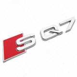 Audi SQ7 OEM Chrome Rear Letter Liftgate Nameplate Trunk Emblem Badge Sport