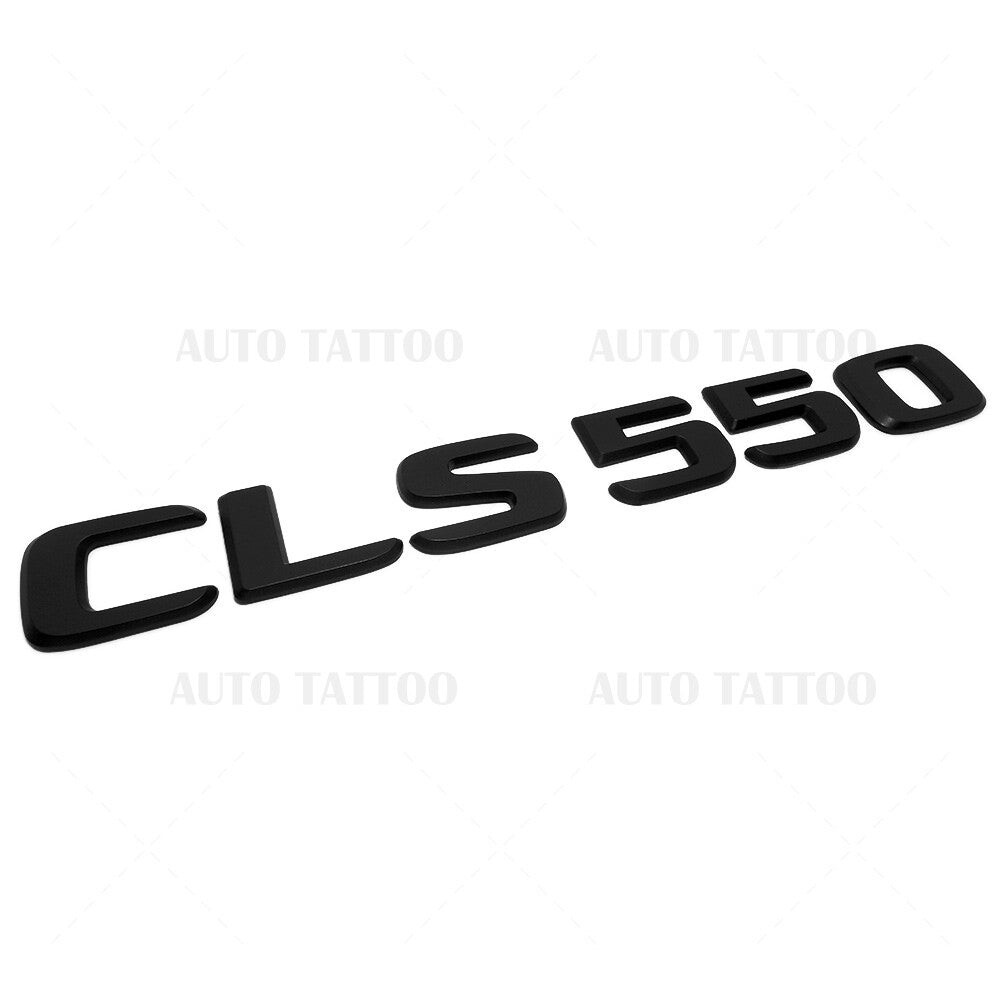 17+ CLS 550 Emblem Trunk Lid Letter Nameplate Badge Decorate AMG Matte Black
