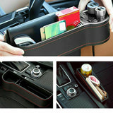 2x Seat Crevice Box Storage Cup Holder Organizer Auto Gap Pocket Stowing Accessory Car Accessory