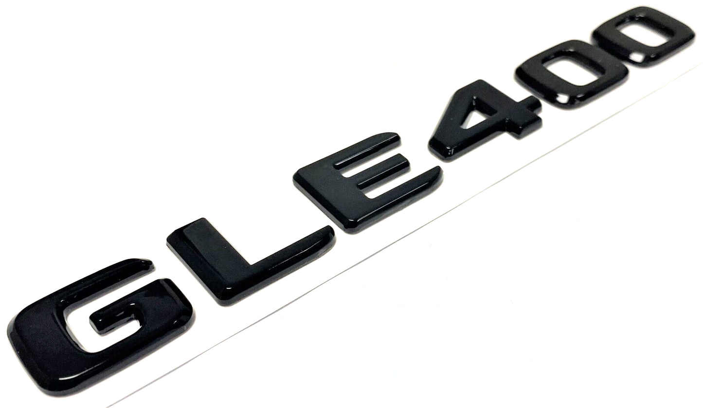 GLE400 GLOSS BLACK FOR MERCEDES REAR TRUNK EMBLEM BADGE NAMEPLATE DECAL LETTERS
