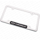 Chrome Stainless Steel Front Rear Chevrolet Sport License Plate Frame Cover Gift