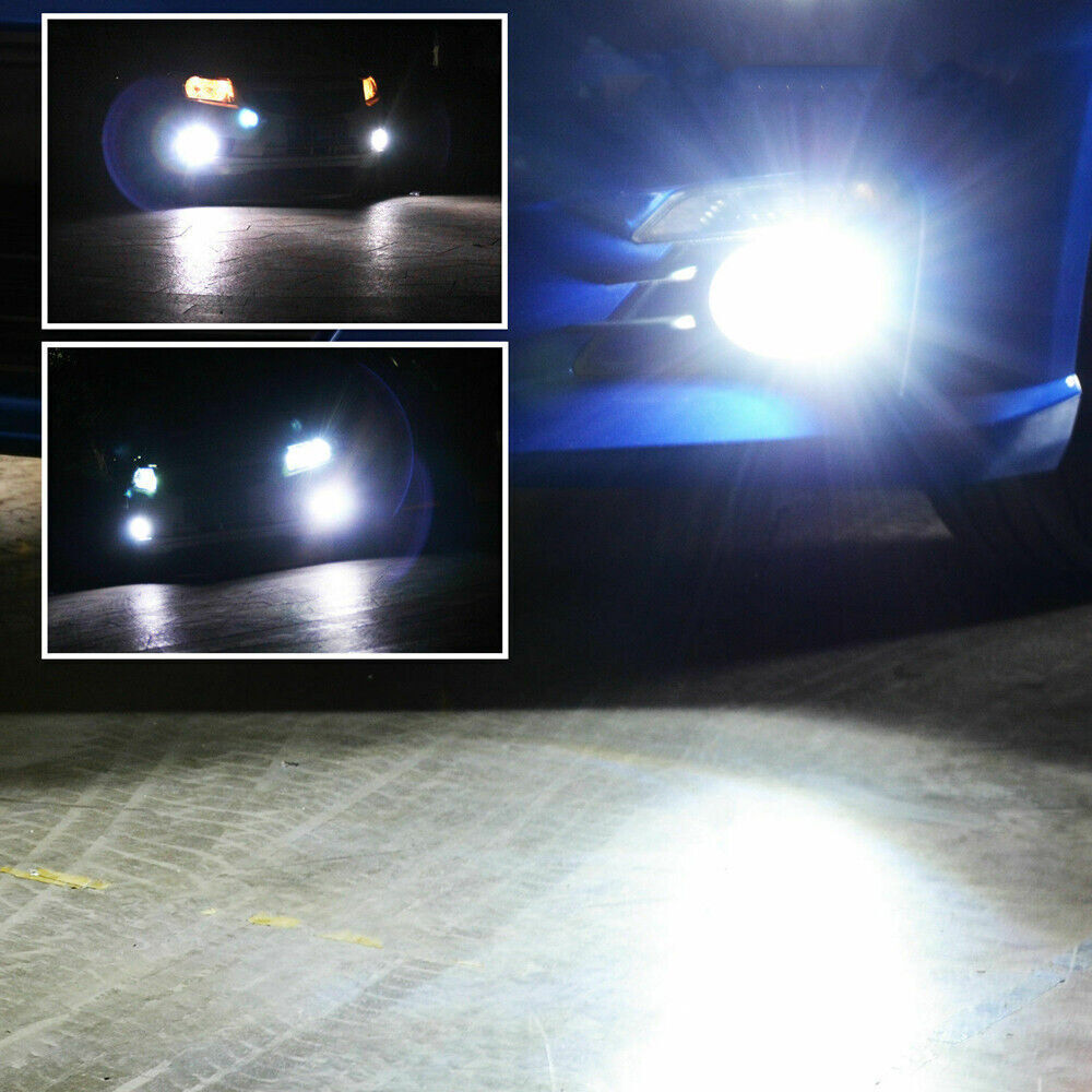 LED Fog Light Bulbs H8 H16 H11 Fog Light Bulb White 6500K High Power DRL Lamps