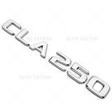 17-21 CLA 250 Emblem Trunk Lid Letter Logo Nameplate Badge Decorate OEM Chrome