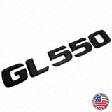 Benz GL 550 AMG Letter Emblem Liftgate Logo Nameplate Badge Decorate Black