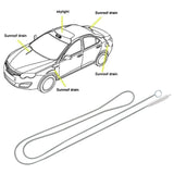 150cm Car Flexible Drain Dredge Sunroof Cleaning Scrub Brush Tool Accessories.