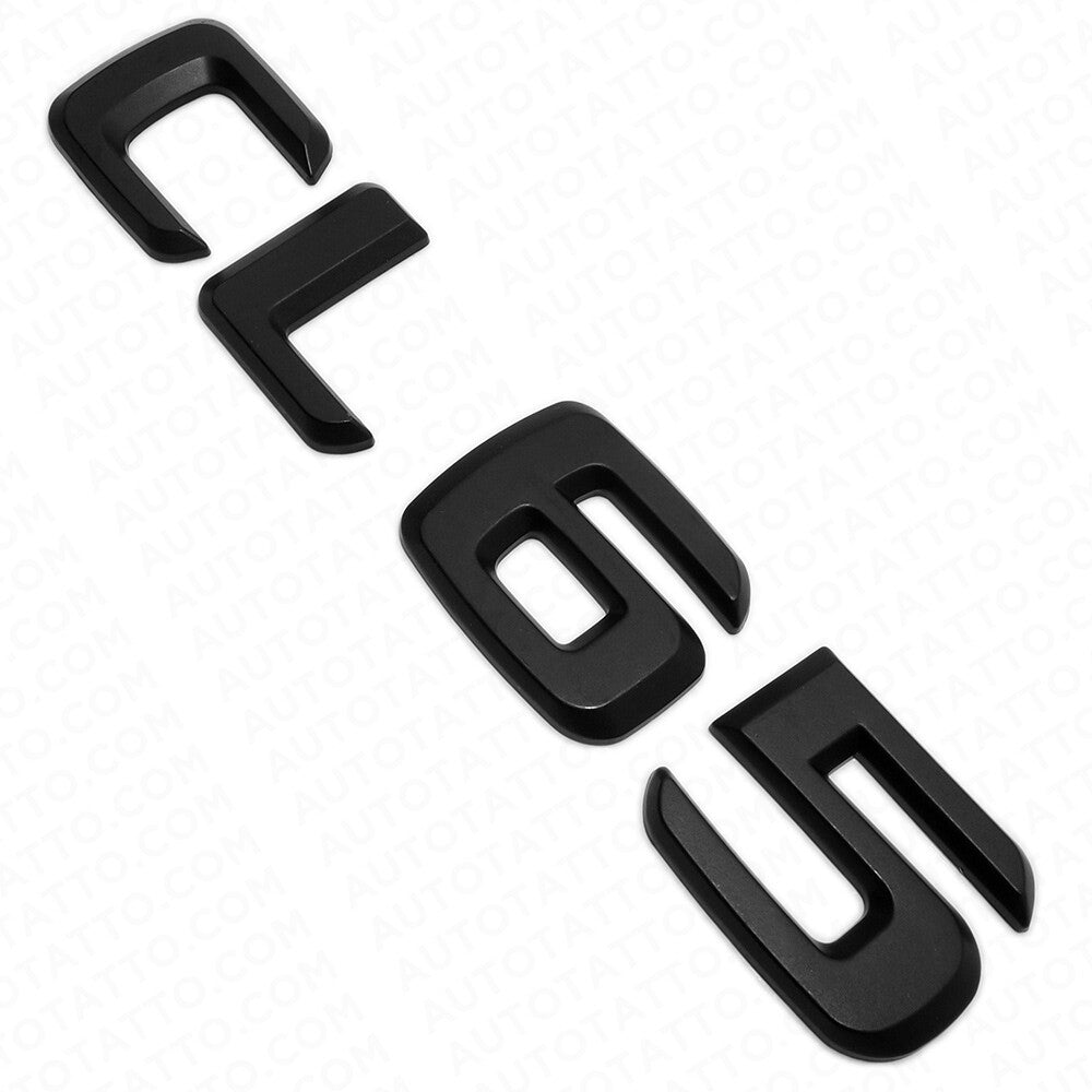 05-14 CL 65 Emblem Trunk Lid Letter Logo Nameplate Badge Decoration AMG Black
