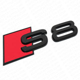 Audi S8 Gloss Black Rear Letter Tail Nameplate Trunk Emblem Badge Sport Sline