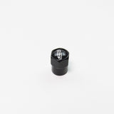 Compatible with Lincoln 4Pcs Tire Valve Stem Caps Black Anodized Aluminum Set