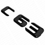 15-16 C 63 AMG Letter Emblem Rear Trunk 3D Logo Badge Decorate Sport Gloss Black