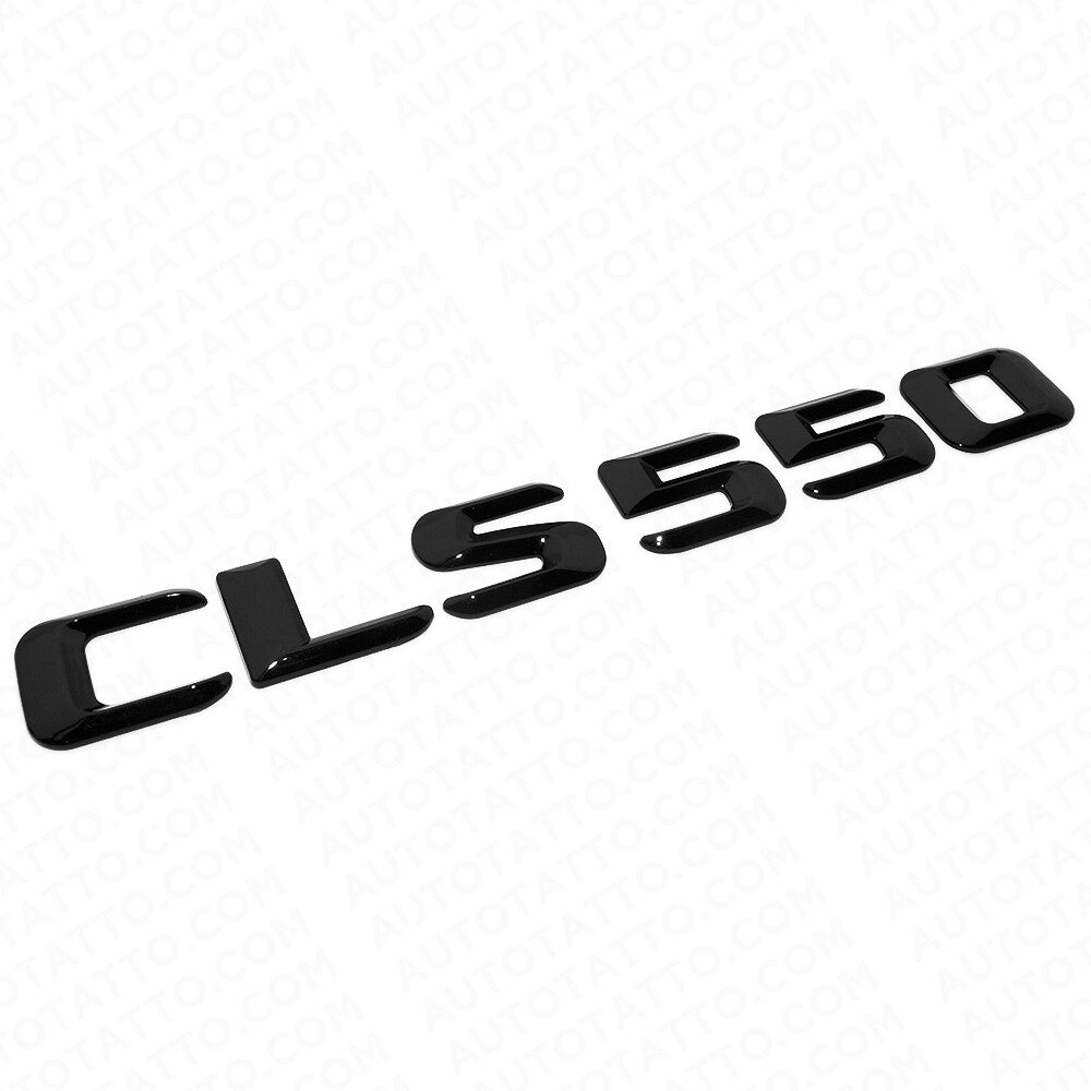 15-16 CLS 550 Emblem Trunk Lid Letter Nameplate Badge Decorate AMG Gloss Black