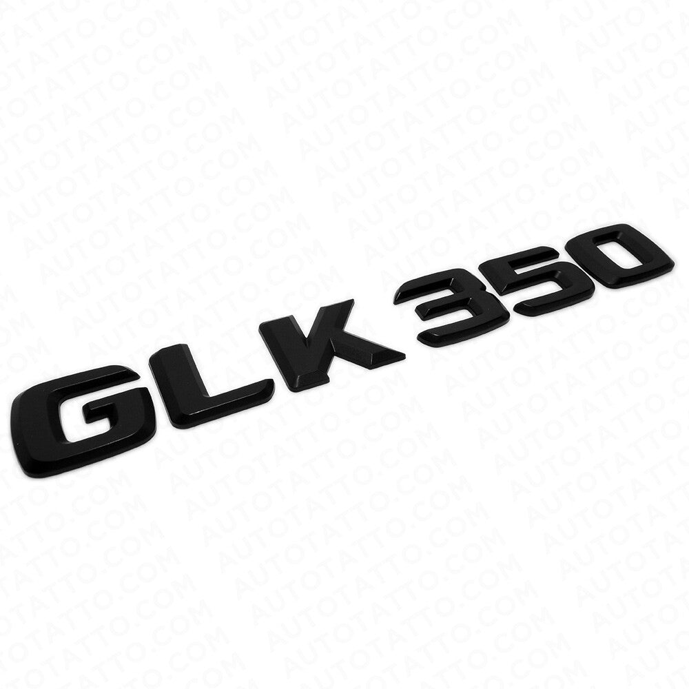 Benz GLK 350 AMG Letter Emblem Trunk Logo Nameplate Badge Decorate Sport Black