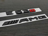 Gloss Black E63S AMG Trunk emblem badge For Mercedes-Benz E63 E63S AMG W213