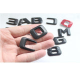 Matt Black 3D Letters Trunk Emblem Badge for Mercedes Benz W221 W222 S400L