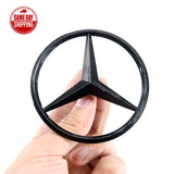 For Mercedes Rear Boot Trunk Star Badge S Class W222 Black Emblem 2014-2020