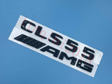 NEW Gloss Black " CLS55 AMG" Letters Trunk Embl Badge Sticker for Mercedes Benz
