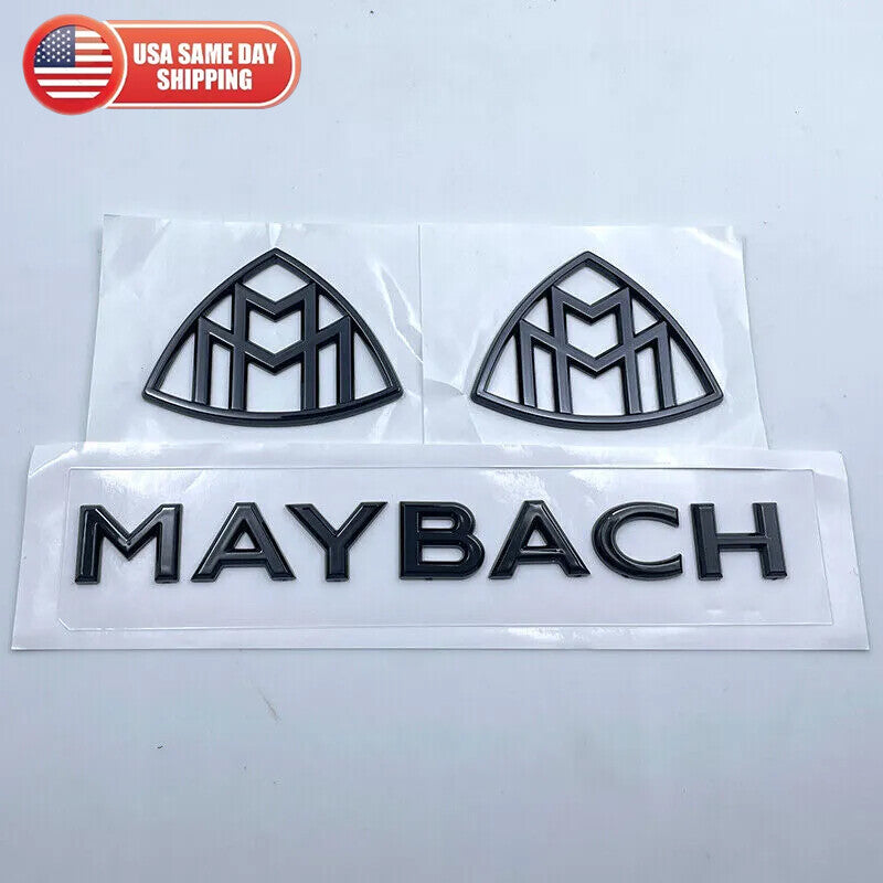 OEM Gloss Black Side Rear Trunk Badge Emblem For Benz Maybach GLS S-Class