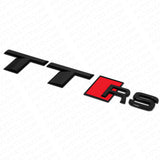 Audi TT RS Gloss Black Rear Letter Tail Nameplate Trunk Emblem Badge Sport