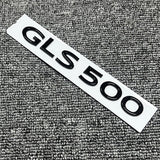 Gloss Black GLS500 Number Trunk Letters Badge Emblems Sticker For Mercedes Benz