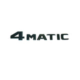 3pcs S550 4MATIC Rear Star Emblem Gloss Black Letter Badges For MB W221 Sedan