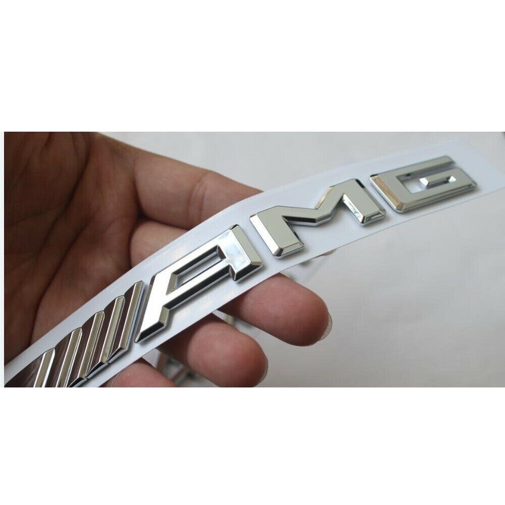 Chrome E53 AMG TURBO/4matic+ Rear Trunk Fender Badges Emblems For E-Class E53