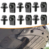 Body Bolts & U-nut Clips Set M6 Engine Covers Undertray Splash Shield Guard Trim