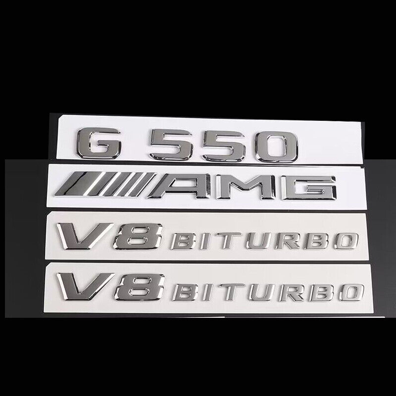 G550 SUV AMG V8 BITURBO Rear Star Emblem Chrome Badge For Mercedes G Class W463