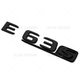 17-20 E63 S AMG Letter Emblem 3D Trunk Logo Nameplate Badge Decorate Blackout