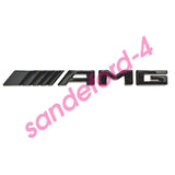 C63 S + AMG Gloss Black Red Trunk Emblem Badge Mercedes Benz C63S New 2018
