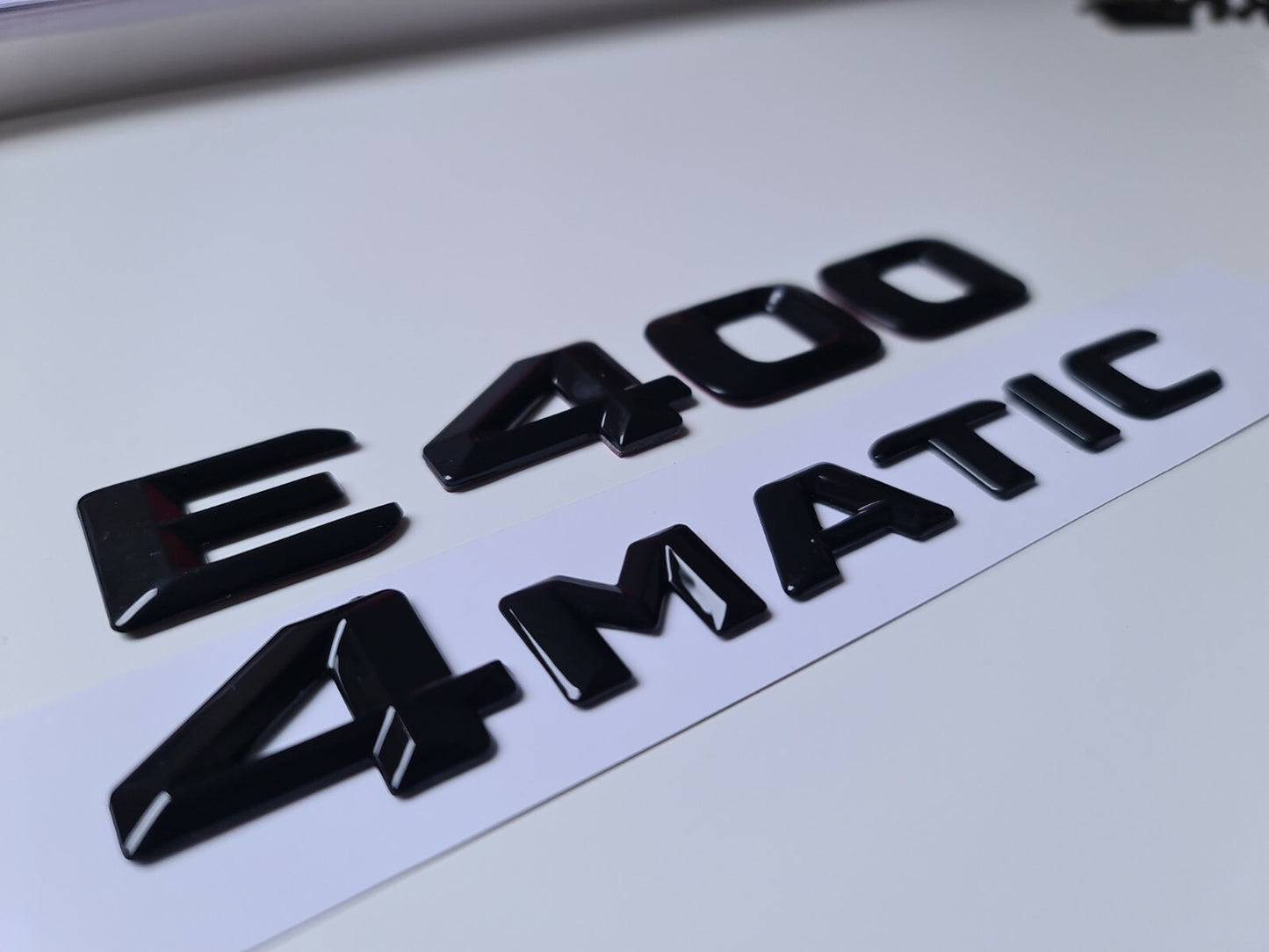 E400 4matic Black Letter Number Rear Boot Badge Emblem For E Class Mercedes