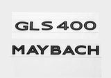 Gloss Black GLS400 Maybach Number Trunk Letters Badge Emblems Sticker For Benz