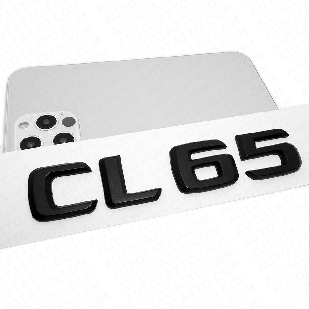 05-14 CL 65 Emblem Trunk Lid Letter Logo Nameplate Badge Decoration AMG Black