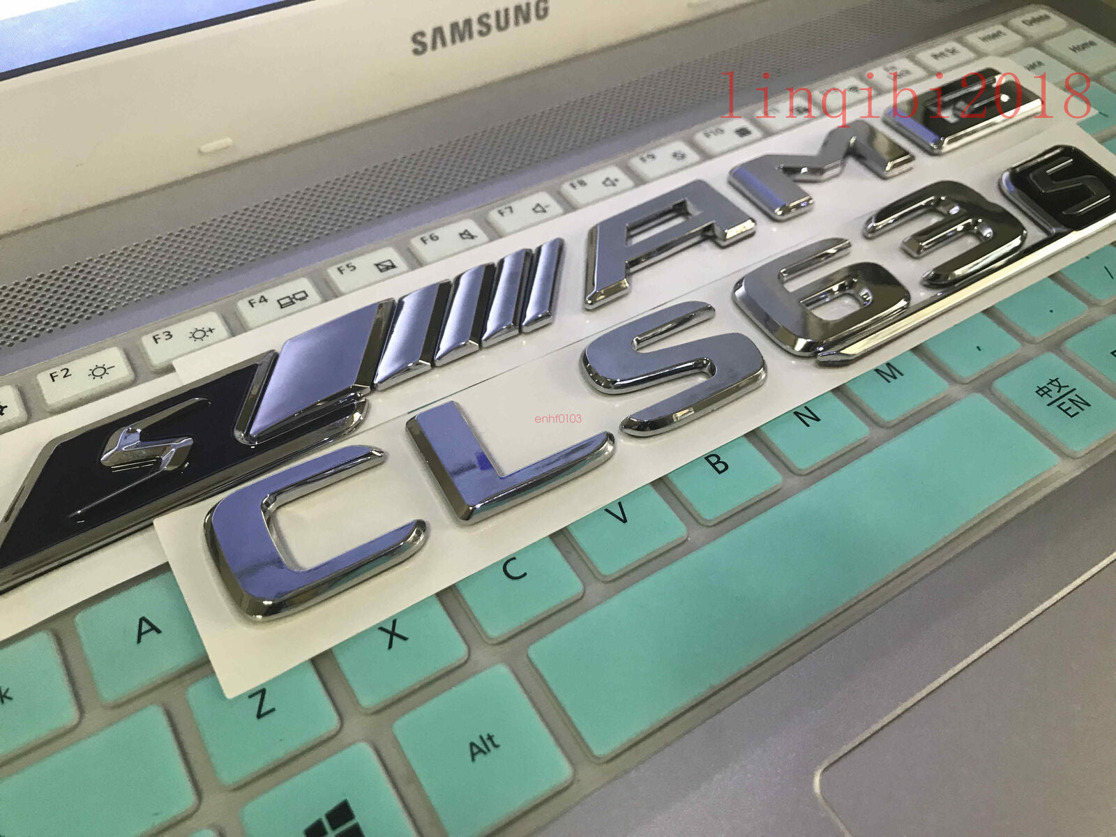 NEW "CLS63s + sAMG" High quality Rear Trunk Emblem Decal Badge FOR Mercedes Benz