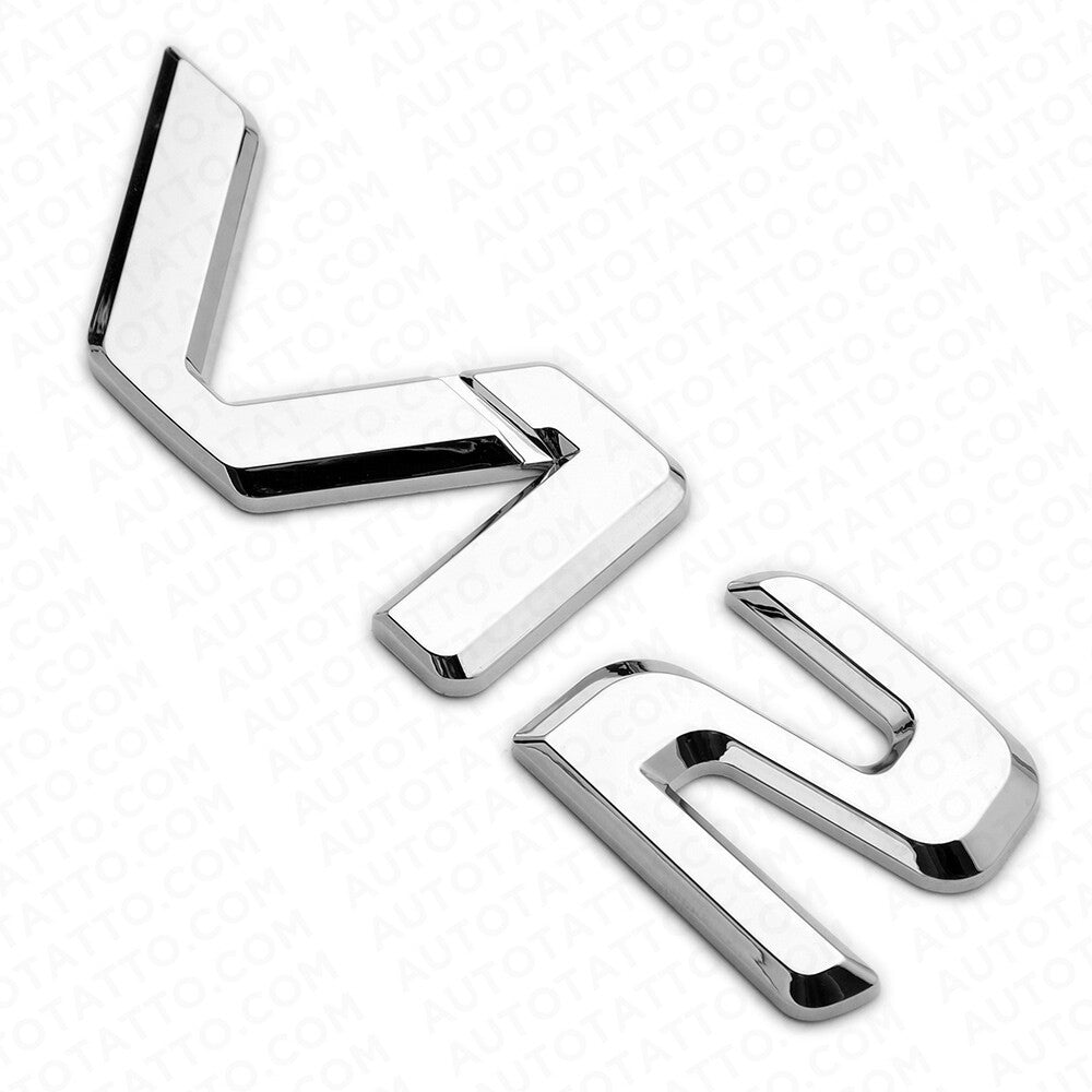V12 AMG Side Quarter Fender Marker Nameplate Emblem Badge OEM Chrome Sport