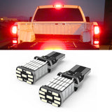 LED 3rd Center High Stop Brake Light Bulbs Pure Red 921 912 T15 W16W Canbus 2X