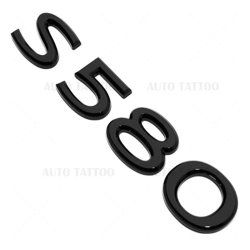 Mercedes-Maybach S 580 AMG Letter Emblem Trunk Logo Nameplate Badge Gloss Black