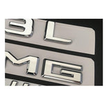 Chrome Trunk Letters Emblems for Mercedes Benz E53 AMG TURBO 4MATIC+ Symbols