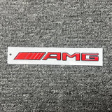 AMG Emblem Black Red Rear Trunk Letter 3D Badge For AMG GT CLA GLA E A 2017+