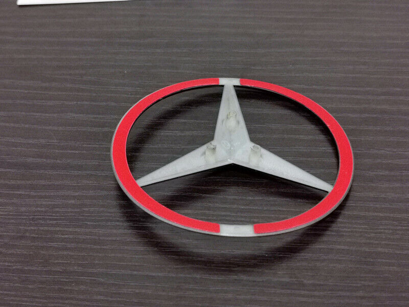 GLC63S SUV AMG V8 BITURBO 4MATIC+ Rear Star Emblem Black Combo Set Mercedes X253