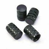 4x Aluminium Car Wheel Tyre Valve Stem Air Dust Cover Screw Caps Car Accessories