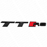 Audi TT RS Gloss Black Rear Letter Tail Nameplate Trunk Emblem Badge Sport