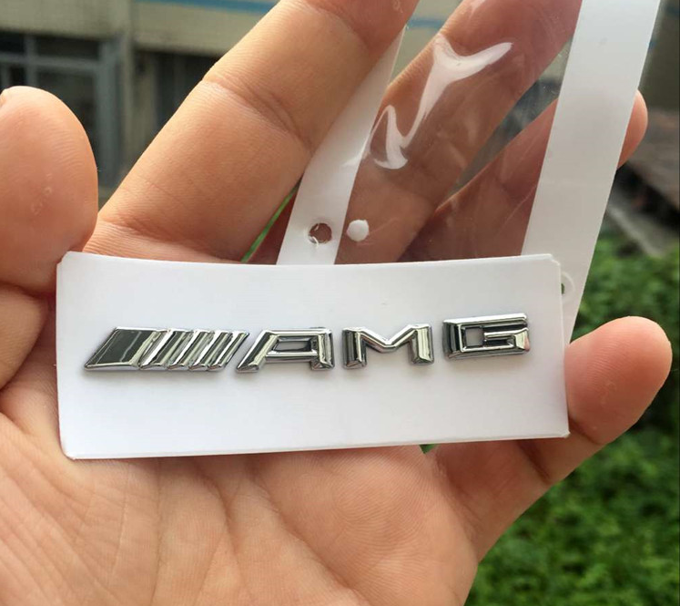 Chrome AMG Interior Dash Control Decal Badge For Mercedes- GLC220 GLC250 GLC43