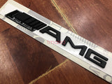 Black L////AMG L AMG Letters Trunk Emblem Badge Sticker for AMG L
