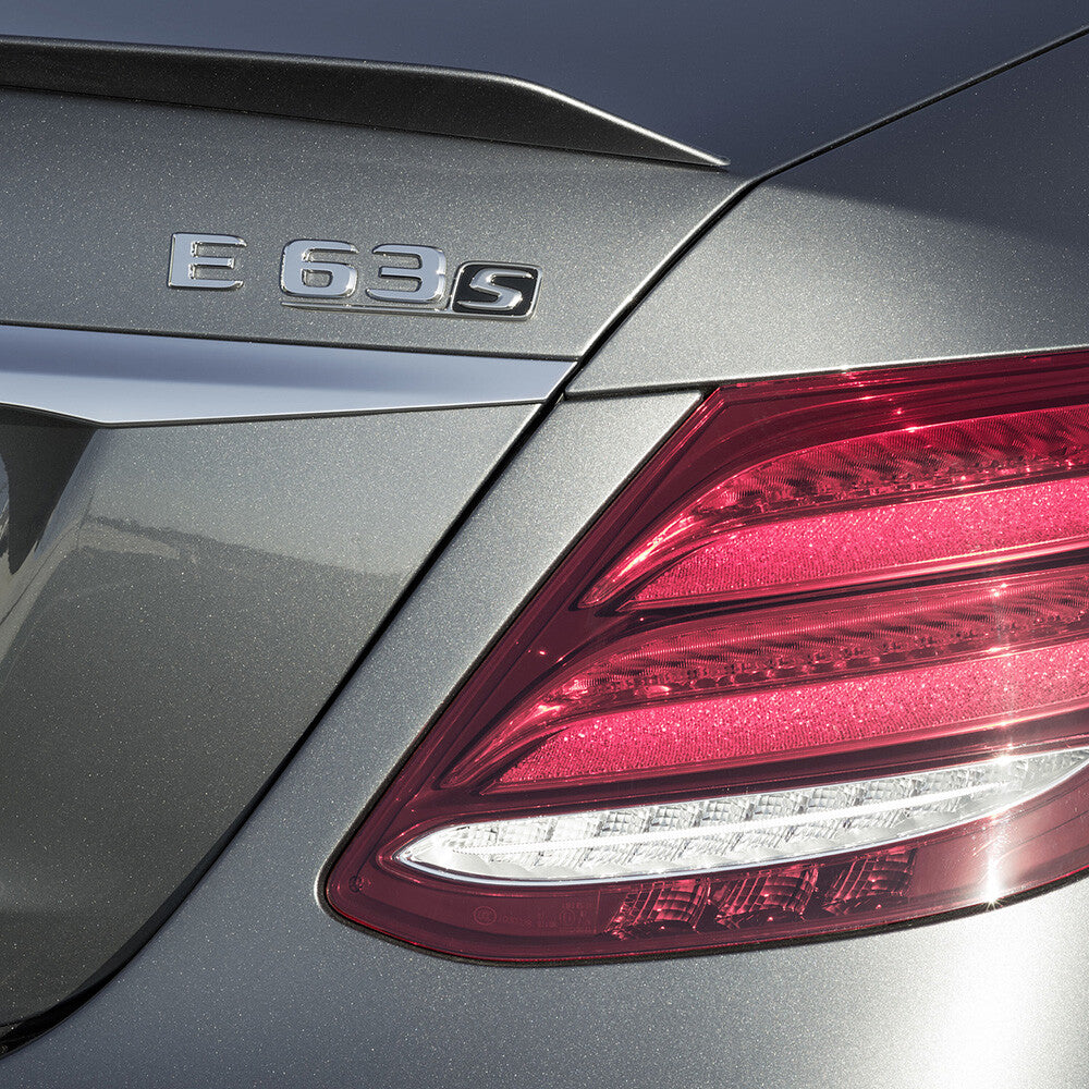 17-20 E63 S AMG Letter Emblem 3D Trunk Logo Nameplate Badge Decorate OEM Chrome